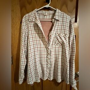 Maurices Button Down with tank top